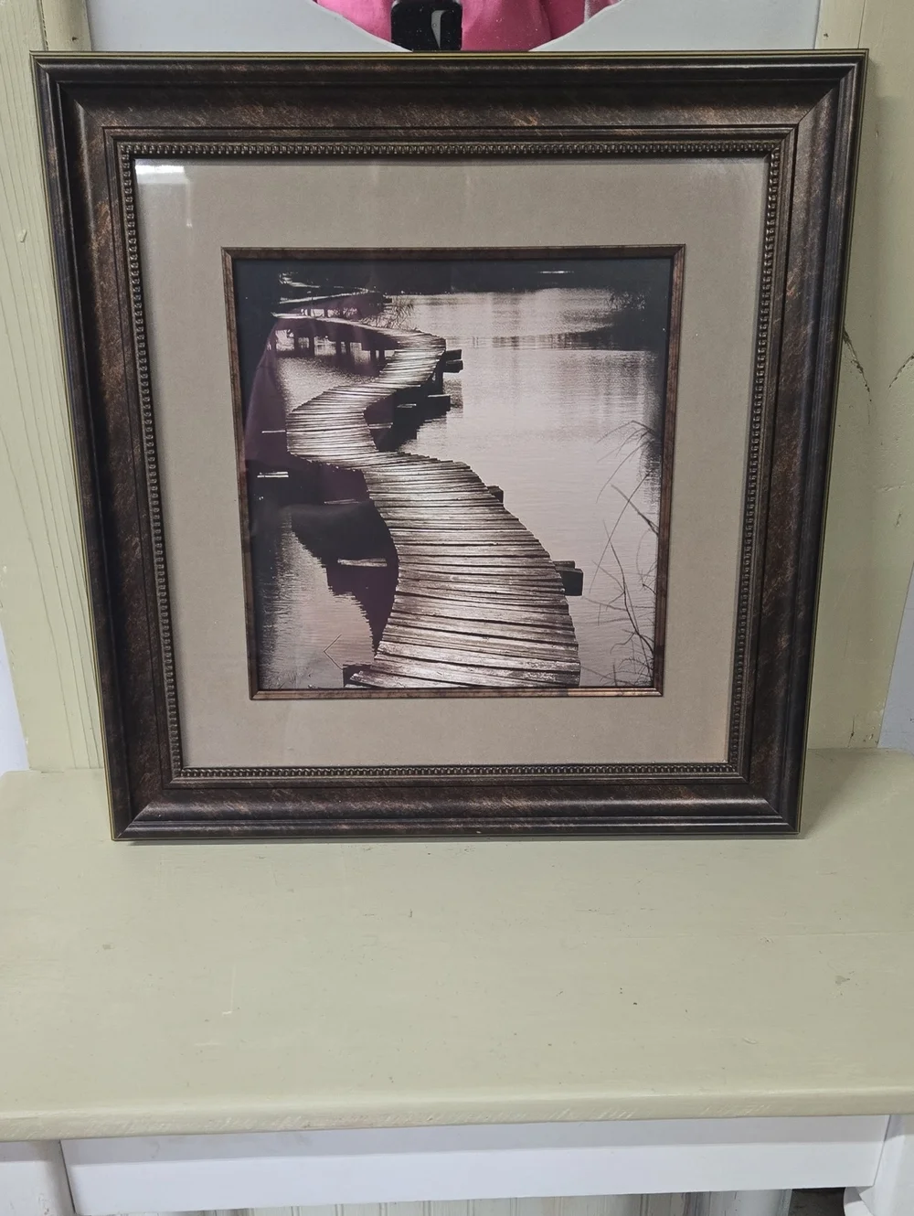 Wall Picture Lake With Dock